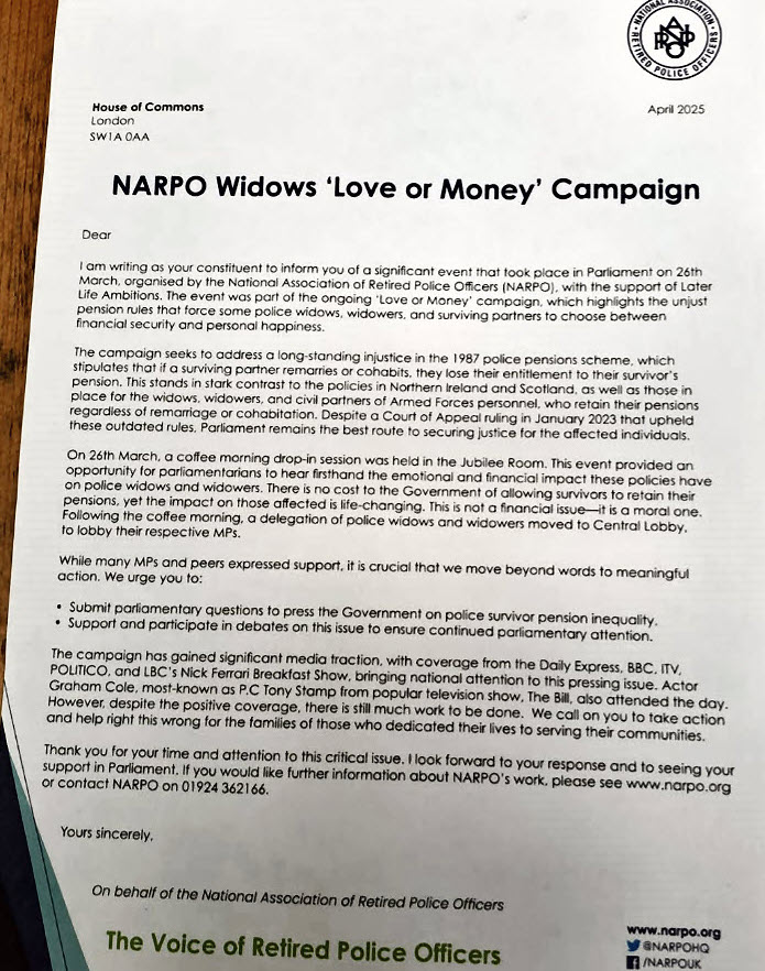 Widows Pension Campaign